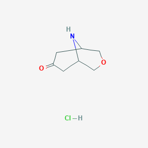 3-oxa-9-azabicyclo[3,3,1]nonan-7-one hydrochloride图片