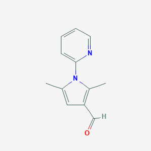 2,5-dimethyl-1-(pyridin-2-yl)-1H-pyrrole-3-carbaldehyde图片