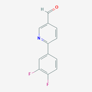 6-(3,4-二氟苯基)-3-吡啶甲醛图片