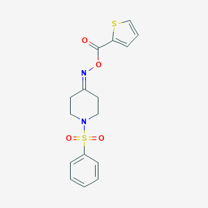 1-(Phenylsulfonyl)-4-{[(2-thienylcarbonyl)oxy]imino}piperidine图片