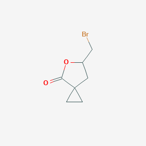 6-(bromomethyl)-5-oxaspiro[2,4]heptan-4-one图片