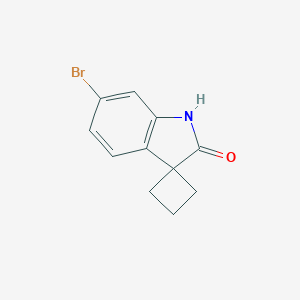 6'-Bromospiro[cyclobutane-1,3'-indolin]-2'-one图片