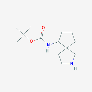tert-Butyl N-{2-Azaspiro[4,4]nonan-6-yl}carbamate图片