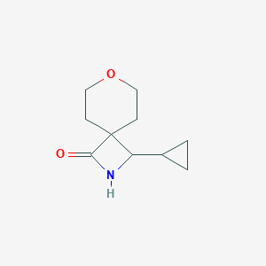 3-cyclopropyl-7-oxa-2-azaspiro[3,5]nonan-1-one图片