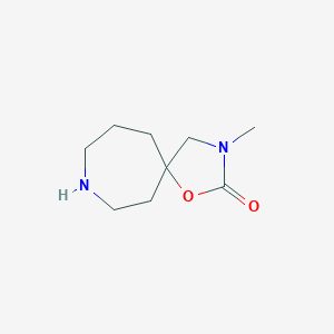 3-methyl-1-oxa-3,8-diazaspiro[4,6]undecan-2-one图片