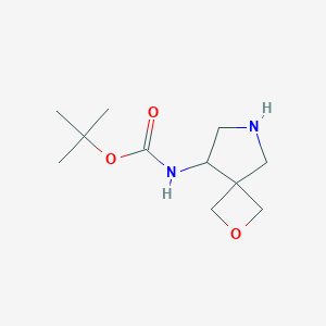 Tert-Butyl 2-Oxa-6-Azaspiro[3,4]Octan-8-YlcarbamateͼƬ