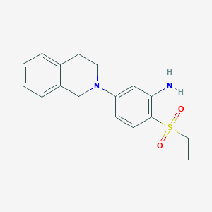 5-[3,4-Dihydro-2(1H)-isoquinolinyl]-2-(ethylsulfonyl)aniline图片