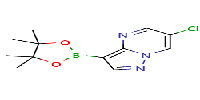 6-chloro-3-(tetramethyl-1,3,2-dioxaborolan-2-yl)pyrazolo[1,5-a]pyrimidine图片