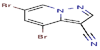 4,6-dibromopyrazolo[1,5-a]pyridine-3-carbonitrile图片