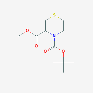 4-tert-Butyl 3-Methyl Thiomorpholine-3,4-dicarboxylate图片