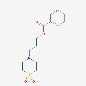4-(3-Benzoyl)propyl thiomorpholine-1-dioxide图片