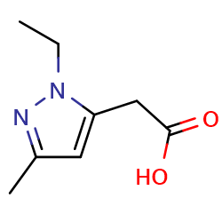 2-(1-ethyl-3-methyl-1H-pyrazol-5-yl)aceticacid图片