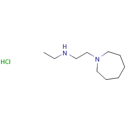 [2-(azepan-1-yl)ethyl](ethyl)aminehydrochloride图片
