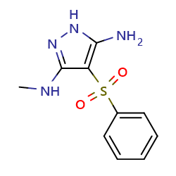 4-(benzenesulfonyl)-N3-methyl-1H-pyrazole-3,5-diamine图片