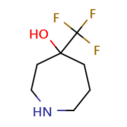 4-(trifluoromethyl)azepan-4-ol图片