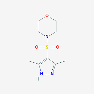 4-[(3,5-Dimethyl-1H-pyrazol-4-yl)sulfonyl]morpholine图片