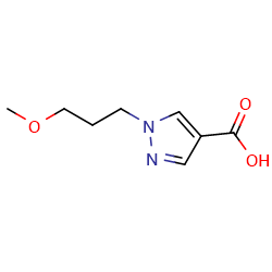 1-(3-methoxypropyl)-1H-pyrazole-4-carboxylicacid图片