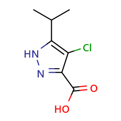 4-chloro-5-(propan-2-yl)-1H-pyrazole-3-carboxylicacid图片