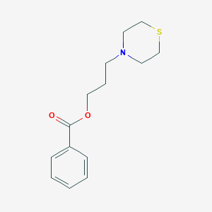 4-(O-Benzoyl)-thiomorpholine propanol图片