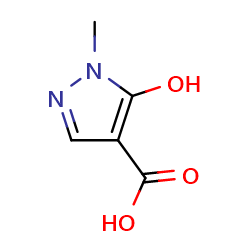 5-hydroxy-1-methyl-1H-pyrazole-4-carboxylicacid图片