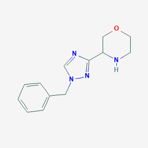 3-(1-Benzyl-1H-1,2,4-triazol-3-yl)morpholine图片