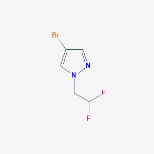 4-bromo-1-(2,2-difluoroethyl)-1H-pyrazole图片