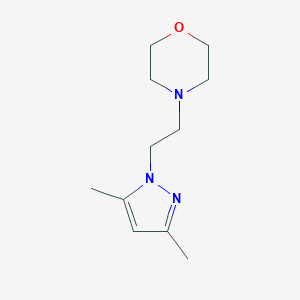 4-[2-(3,5-Dimethyl-1H-pyrazol-1-yl)ethyl]morpholine图片