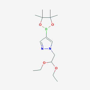 1-(2,2-Diethoxyethyl)-4-(4,4,5,5-tetramethyl-1,3,2-dioxaborolan-2-yl)-1H-pyrazole图片