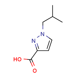 1-(2-methylpropyl)-1H-pyrazole-3-carboxylicacid图片
