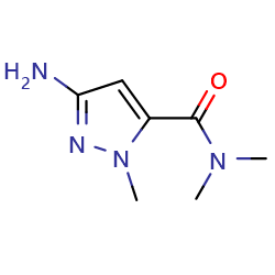 3-amino-N,N,1-trimethyl-1H-pyrazole-5-carboxamide图片