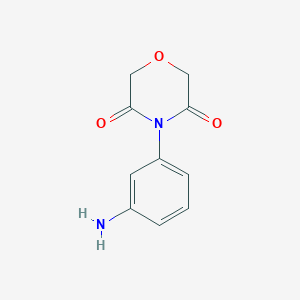 4-(3-Aminophenyl)morpholine-3,5-dione图片