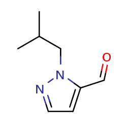 1-(2-methylpropyl)-1H-pyrazole-5-carbaldehyde图片