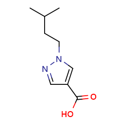 1-(3-methylbutyl)-1H-pyrazole-4-carboxylicacid图片