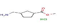 methyl3-(aminomethyl)cyclopentane-1-carboxylatehydrochloride图片