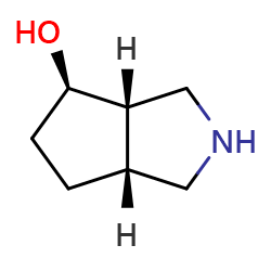 rel-(3aS,4R,6aR)-1,2,3,3a,4,5,6,6a-octahydrocyclopenta[c]pyrrol-4-ol图片