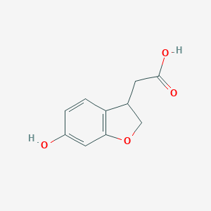 2-(6-hydroxy-2,3-dihydro-1-benzofuran-3-yl)aceticacid图片