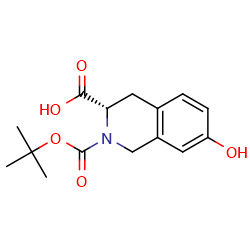 (3S)-2-[(tert-butoxy)carbonyl]-7-hydroxy-1,2,3,4-tetrahydroisoquinoline-3-carboxylicacid图片