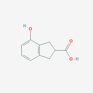 4-hydroxy-2,3-dihydro-1H-indene-2-carboxylicacid图片