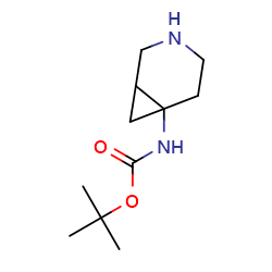 tert-butylN-(3-azabicyclo[4,1,0]heptan-6-yl)carbamate图片