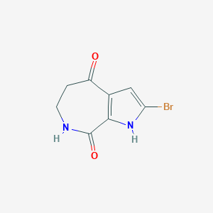 2-bromo-1H,4H,5H,6H,7H,8H-pyrrolo[2,3-c]azepine-4,8-dione图片