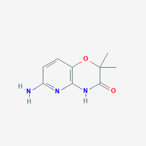 6-amino-2,2-dimethyl-2H,3H,4H-pyrido[3,2-b][1,4]oxazin-3-one图片