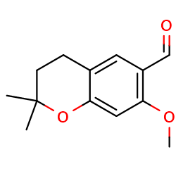 7-methoxy-2,2-dimethyl-3,4-dihydro-2H-1-benzopyran-6-carbaldehyde图片