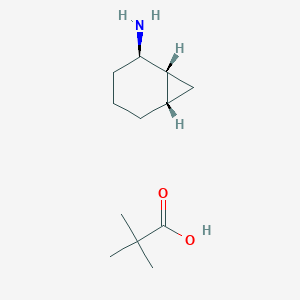 (1R,2R,6S)-rel-bicyclo[4,1,0]heptan-2-amine2,2-dimethylpropanoicacid图片