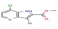 methyl3-bromo-7-chloro-1H-pyrrolo[3,2-b]pyridine-2-carboxylate图片