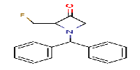 1-(diphenylmethyl)-2-(fluoromethyl)azetidin-3-one图片