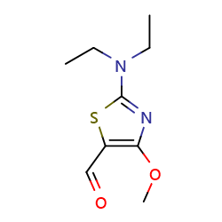 2-(diethylamino)-4-methoxy-1,3-thiazole-5-carbaldehyde图片