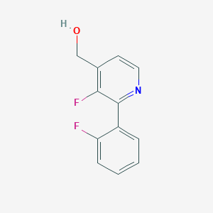 3-Fluoro-2-(2-fluorophenyl)pyridine-4-methanol图片