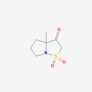 3a-methyl-hexahydro-1lambda6-pyrrolo[1,2-b][1,2]thiazole-1,1,3-trione图片