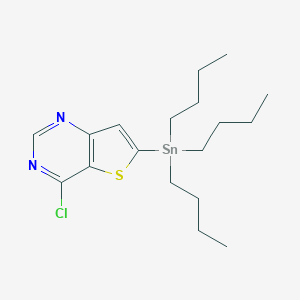 4-Chloro-6-(tributylstannyl)-thieno[3,2-d]pyrimidine图片