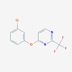 4-(3-Bromophenoxy)-2-(trifluoromethyl)pyrimidine图片